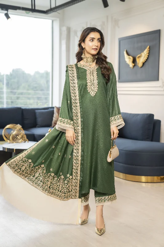 Pashmina Winter Shawl Collection by Sakeena Hasan SHP5 Elegant Long Shawl Scarf