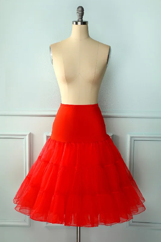 Red Tutu Petticoat Bodycon Sheath Shift