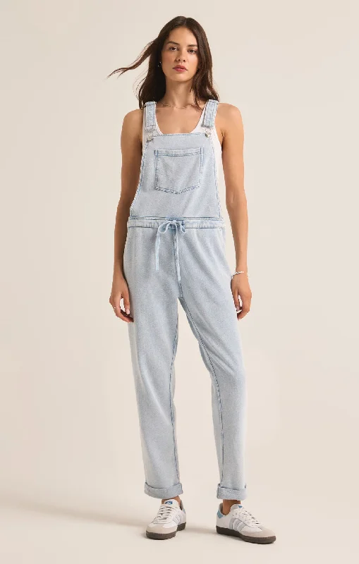 The Knit Denim Overalls Soft Modal Overalls