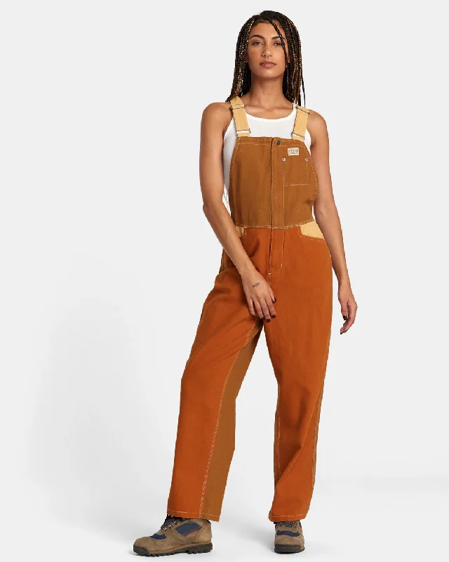 Trader Overall Overalls - Multi Lightweight Zip-Up Jumpsuit