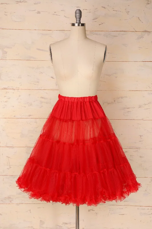 Tulle Red Petticoat Vest Waistcoat Gilet