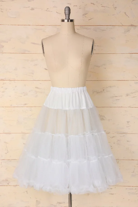 White Tulle Petticoat Kimono Robe Cloak