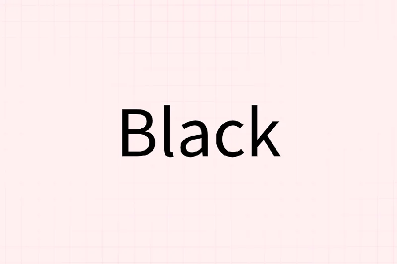black