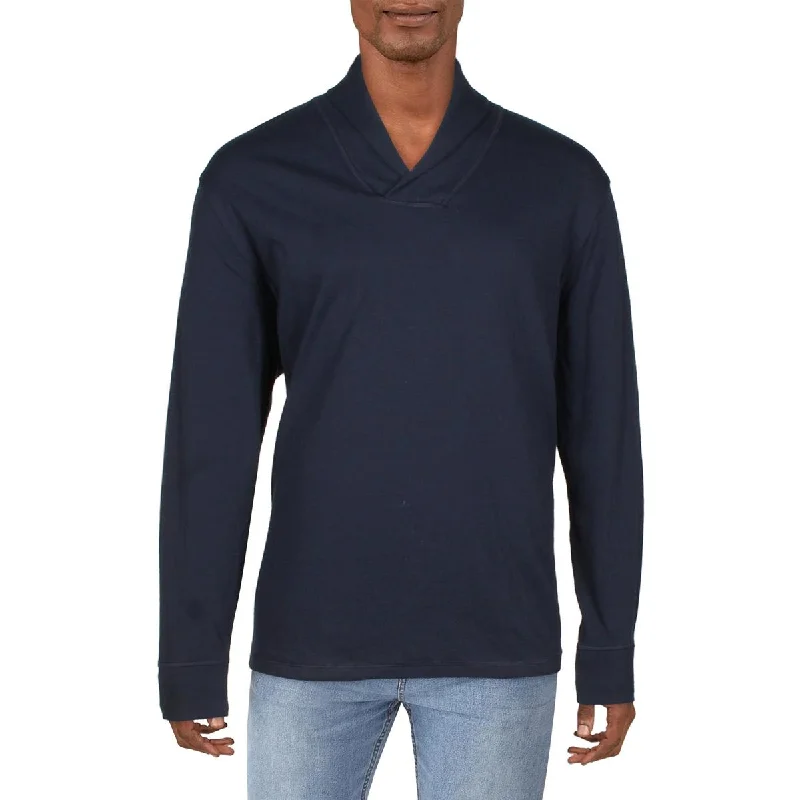 Polo Ralph Lauren Mens Pullover Shawl Neck Sleep Shirt Soft Summer Shawl Wrap