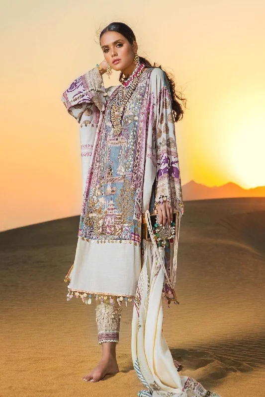 Sana Safinaz Ready to Wear Winter Shawl 19 10A Classic Knit Shawl Wrap