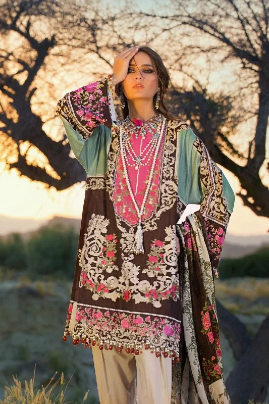 Sana Safinaz Ready to Wear Winter Shawl  2B Fashionable Silk Shawl Wrap