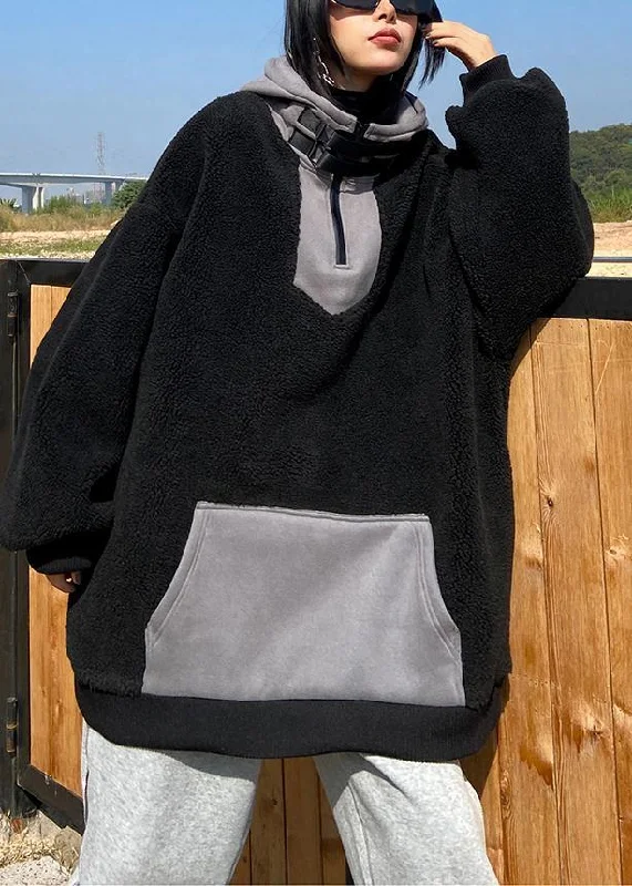 Women hooded zippered spring clothes black fuzzy wool tops Hoodie with Tie-Dye Psychedelic Retro Women hooded zippered spring clothes black fuzzy wool tops Hoodie with Tie-Dye Psychedelic Retro