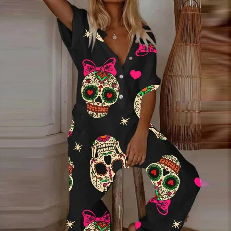 Women Summer Casual Button Loose Overalls Cozy Thermal Overalls