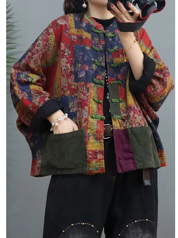 Plus Size Cotton Linen Vintage Breasted Pocket Stitching Coat Asymmetrical Collar Hooded Zippered Plus Size Cotton Linen Vintage Breasted Pocket Stitching Coat Asymmetrical Collar Hooded Zippered