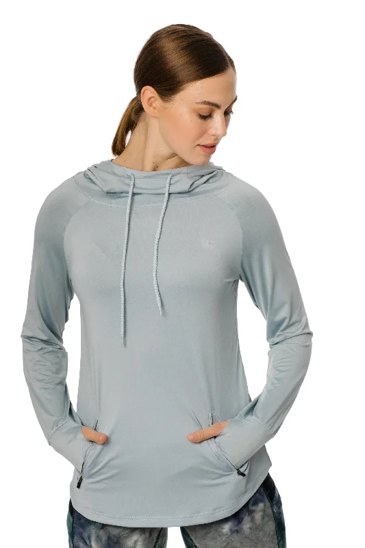 Horseware Women's Technical Hooded Top - SALE Hoodie with Rolled Sleeves Casual Relaxed Horseware Women's Technical Hooded Top - SALE Hoodie with Rolled Sleeves Casual Relaxed