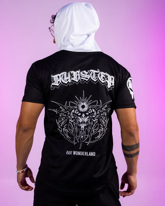 Dubstep Hooded Baseball Jersey Hoodie with Raglan Sleeves Sporty Comfortable