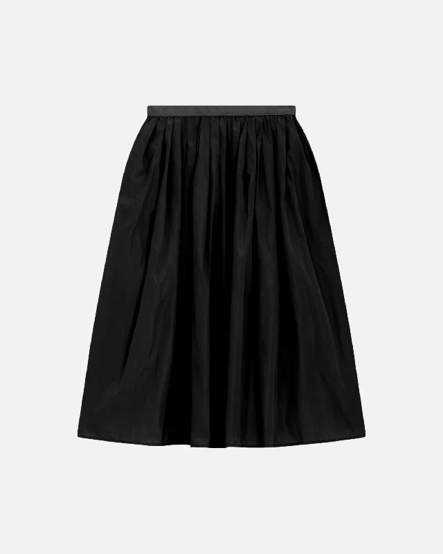 SHAPE MEMORY TAFFETA PETTICOAT Peter Pan Collar Cowl Neck Turtleneck