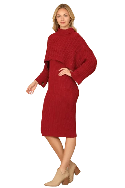 Wine Plus Size Ribbed Sleeve Shawl n Sweater Dress Set - Pack of 6 Warm Cashmere Shawl Wrap Wine Plus Size Ribbed Sleeve Shawl n Sweater Dress Set - Pack of 6 Warm Cashmere Shawl Wrap