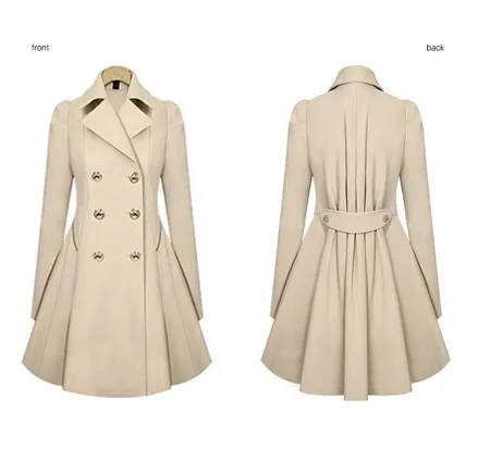 2019 Trench Coat for Women Double-breasted Long-sleeve Long Trench Coat Women's Coat Women Clothes Plus Size Winter New Hot Sale Casual Oversized Trench Coat 2019 Trench Coat for Women Double-breasted Long-sleeve Long Trench Coat Women's Coat Women Clothes Plus Size Winter New Hot Sale Casual Oversized Trench Coat
