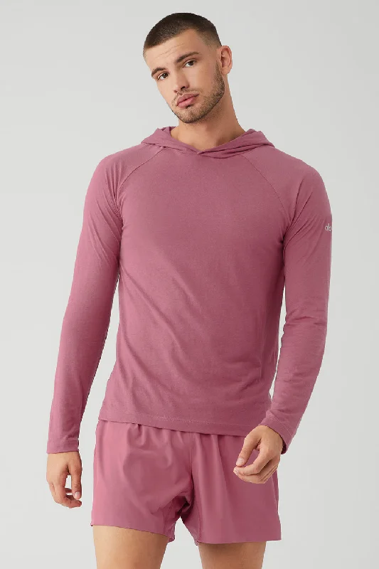 Core Hooded Runner - Mars Clay Hoodie with Logo Branding Identity