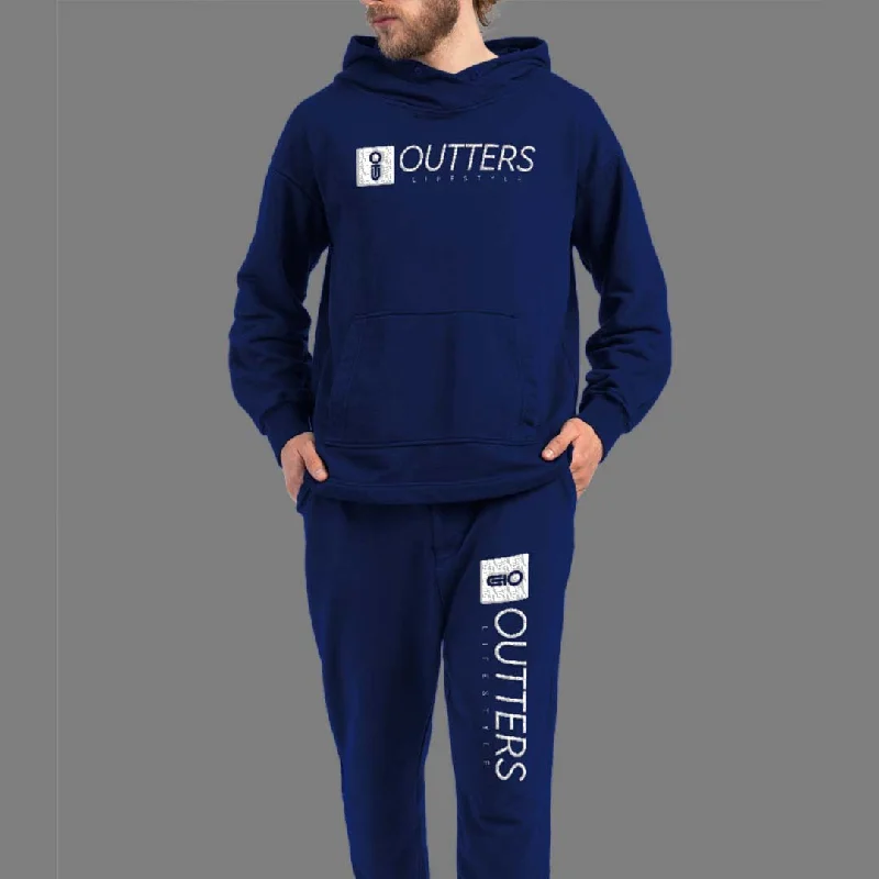 Outters Sweatsuit NSW Jog Suit HoodedFleece Tracksuit Hoodie with Hem Contrast Bold Stylish Outters Sweatsuit NSW Jog Suit HoodedFleece Tracksuit Hoodie with Hem Contrast Bold Stylish