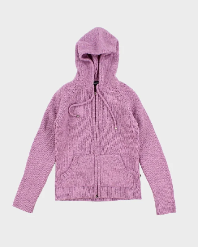 Vintage Twik Simons Shetland Wool Hooded Zip Up - S Hoodie with Hem Fringe Bohemian Relaxed Vintage Twik Simons Shetland Wool Hooded Zip Up - S Hoodie with Hem Fringe Bohemian Relaxed