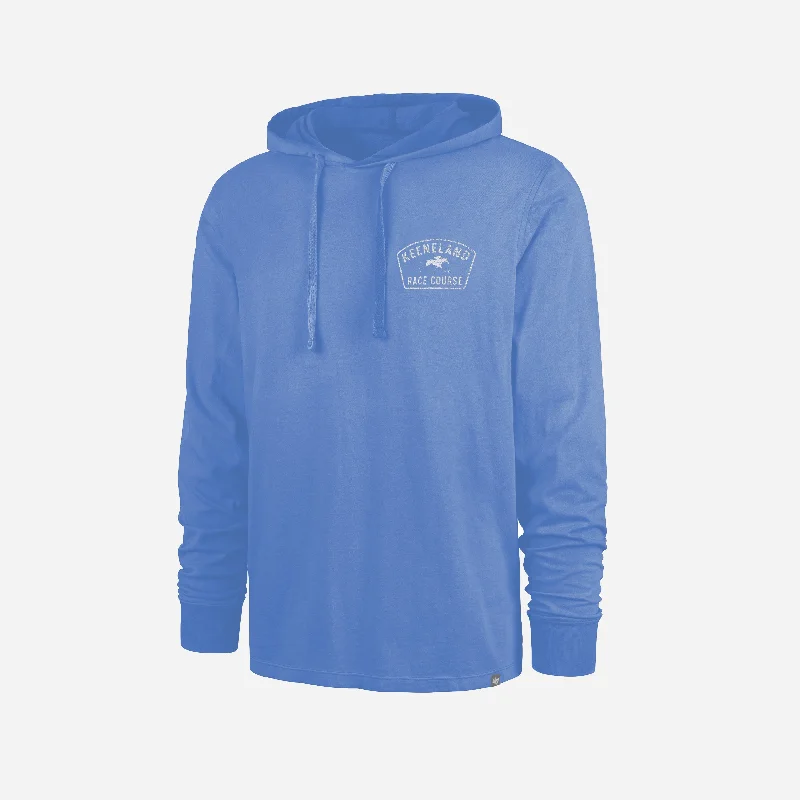 '47 Brand Keeneland Dusted Overhand Hooded Tee Hoodie with Front Slit Layering Stylish '47 Brand Keeneland Dusted Overhand Hooded Tee Hoodie with Front Slit Layering Stylish