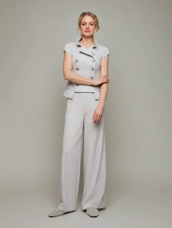 ARCHITRAVE | Fan Collar Waistcoat Fashionable Sleeveless Waistcoat Vest