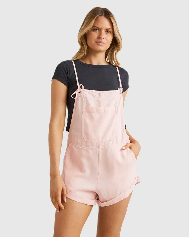 Billabong Wild Pursuit Overalls Roomy Pocket Jumpsuit