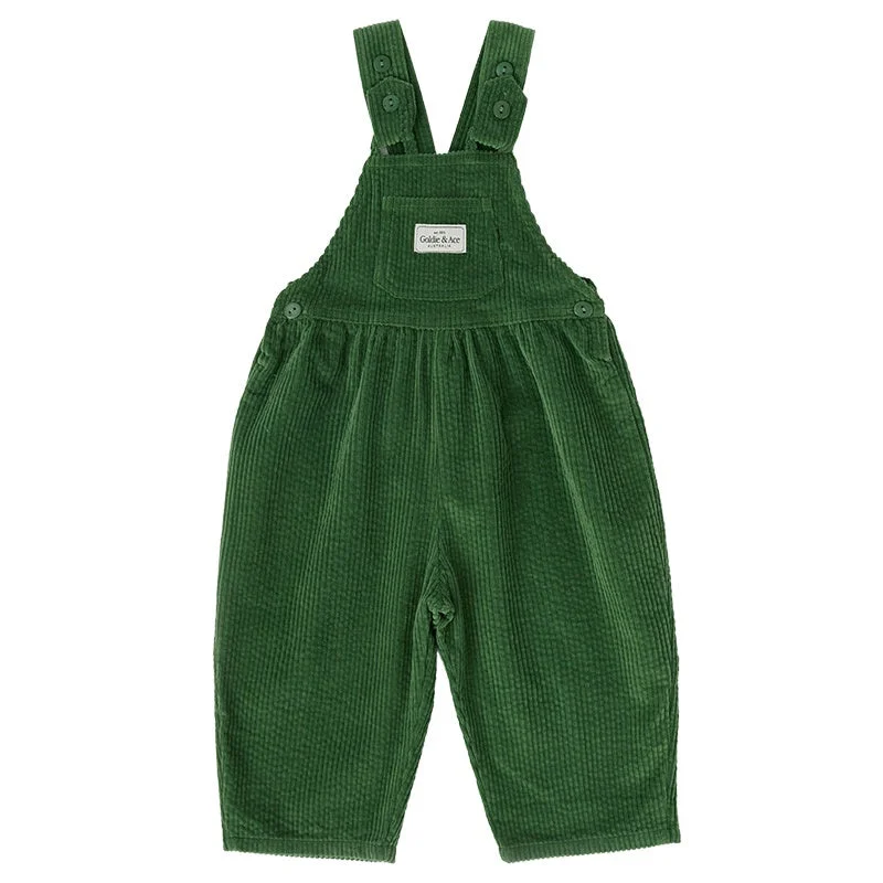 Goldie And Ace Sammy Corduroy Overalls - Alpine Edgy Leather Overalls