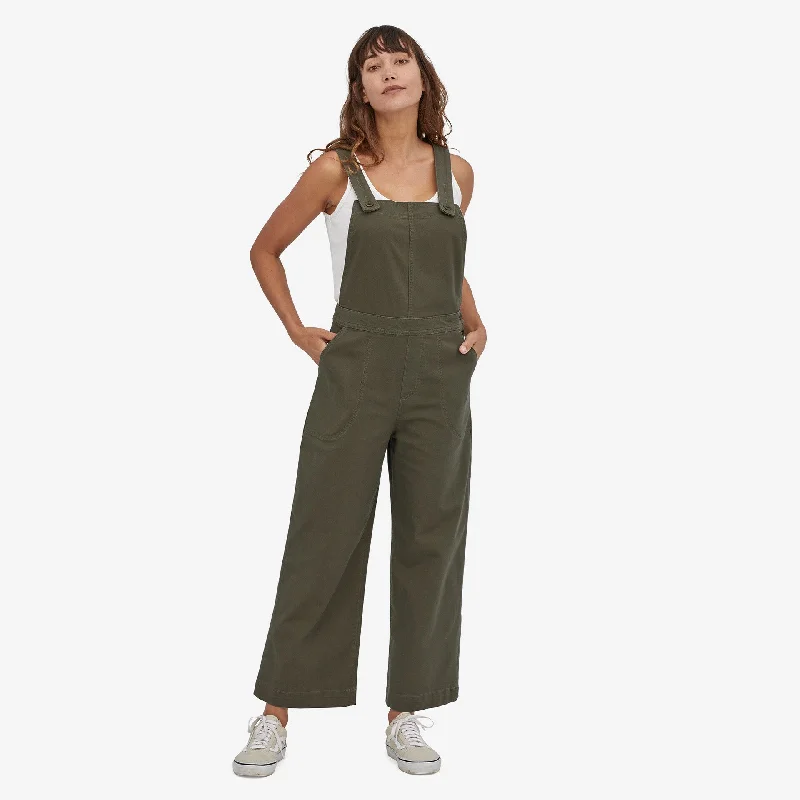 Women's Stand Up Cropped Overalls Adjustable Strap Overalls