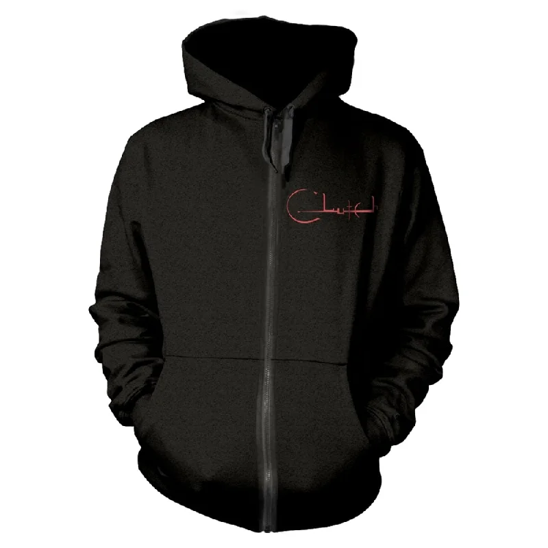 Clutch Unisex Hooded Top: Horserider (back print) Hoodie with Toggle Buttons Decorative Unique Clutch Unisex Hooded Top: Horserider (back print) Hoodie with Toggle Buttons Decorative Unique