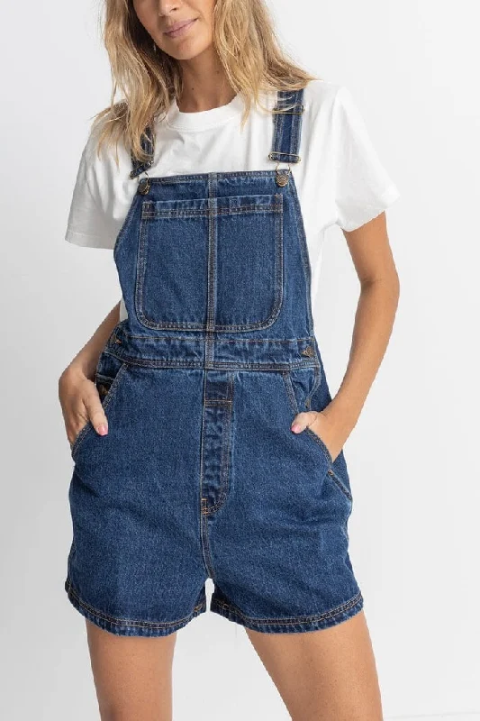 Rhythm Tides Short Overalls Lightweight Flowy Overalls