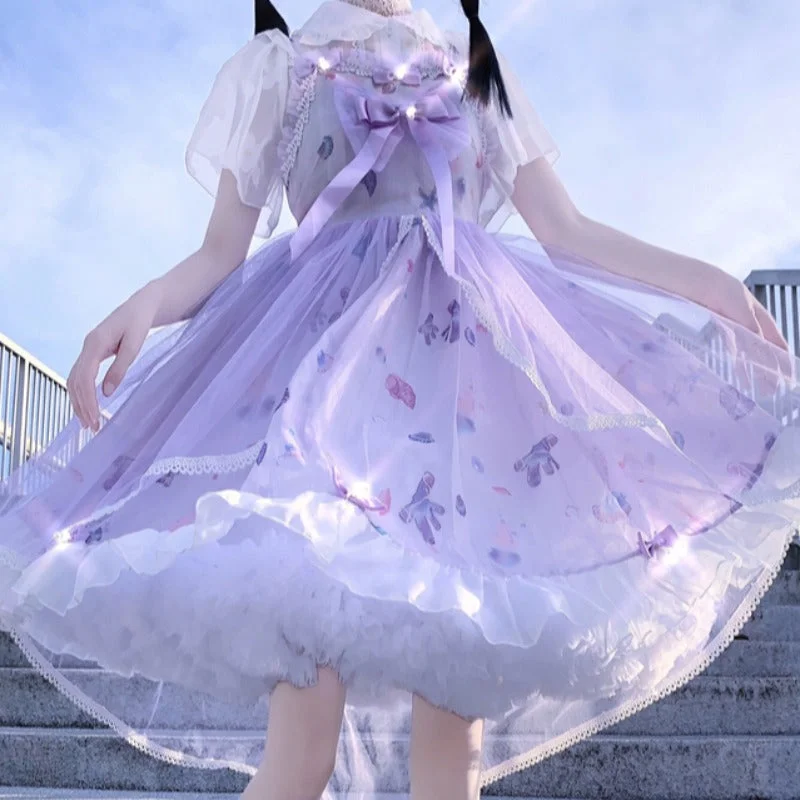 Sweet Purple Bow Lolita Dress / Shawl AD12524 Stylish Cashmere Shawl Wrap