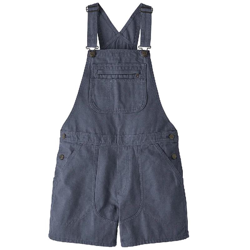 Women's Stand Up Overalls 5" Soft Cotton Romper