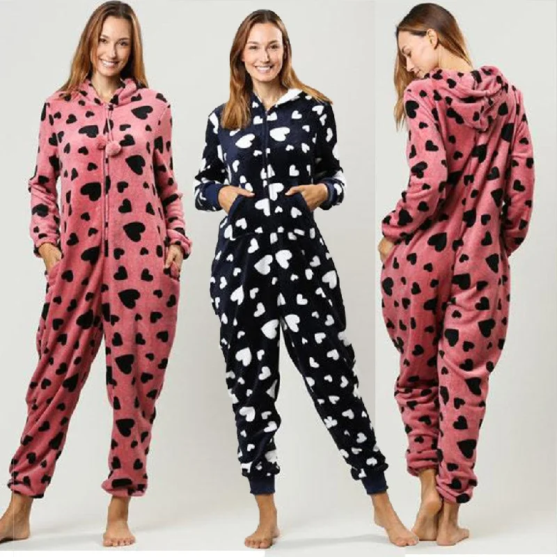 Womens Fashion Printing Hooded Flannel Long Sleeve Onesies Tracksuit Hoodie with Thumb Holes Functional Cozy Womens Fashion Printing Hooded Flannel Long Sleeve Onesies Tracksuit Hoodie with Thumb Holes Functional Cozy