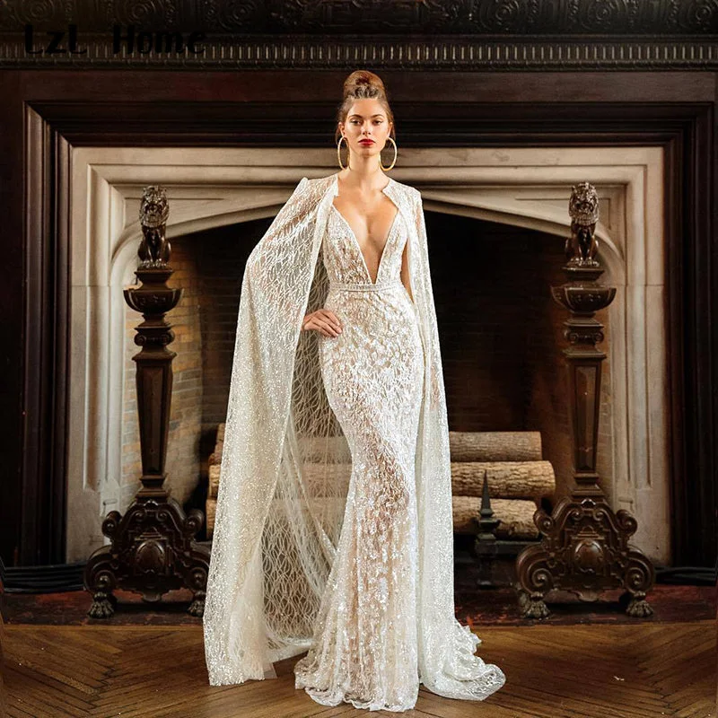 Women's White Cross Small Sequin Dress Shawl Classic Lace Shawl Wrap