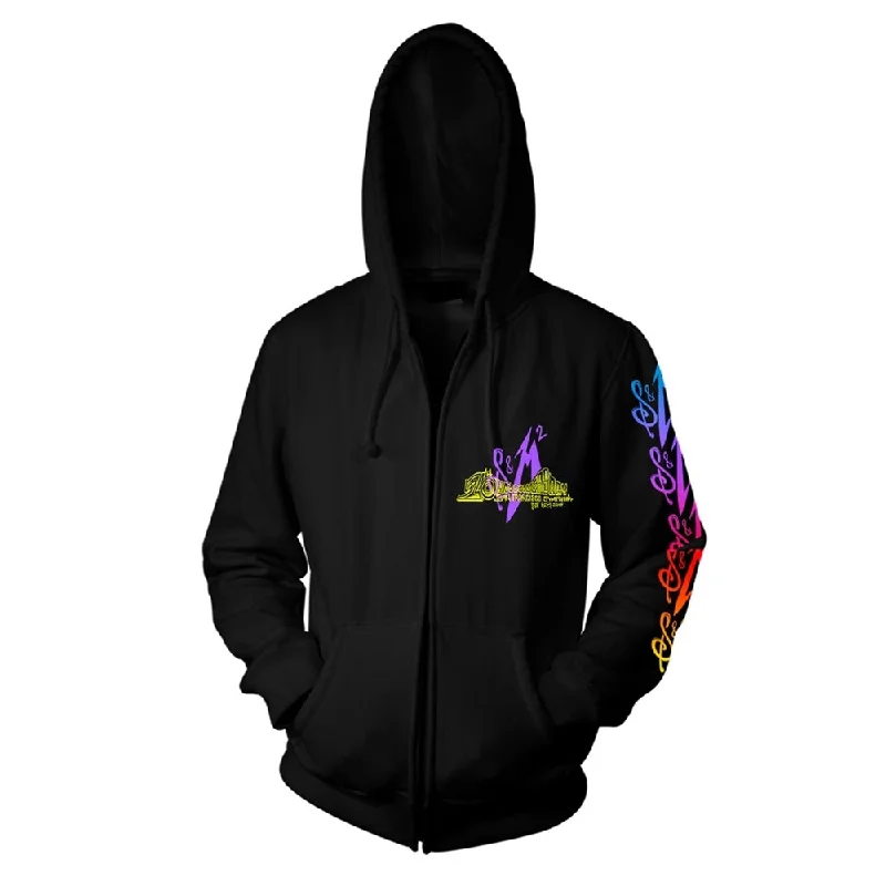 Metallica Unisex Hooded Top: S&M2 Anniversary (back print) Hoodie with Thumb Holes Functional Cozy Metallica Unisex Hooded Top: S&M2 Anniversary (back print) Hoodie with Thumb Holes Functional Cozy