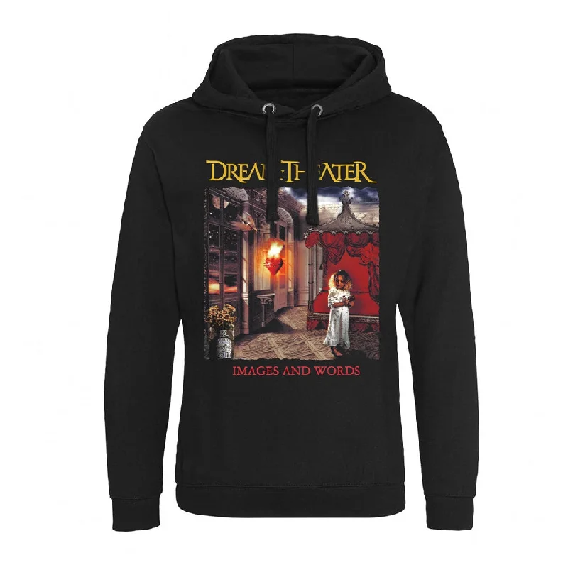 Dream Theater Unisex Hooded Top: Images And Words Hoodie with Drawcord Adjustable Secure Dream Theater Unisex Hooded Top: Images And Words Hoodie with Drawcord Adjustable Secure