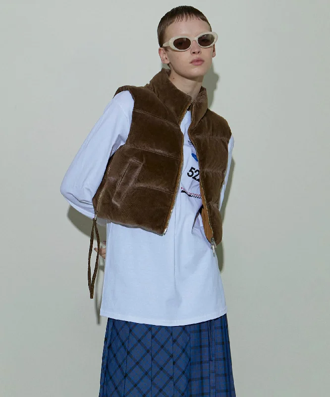 Multi Fabric Puffer Vest Smart Layering Vest