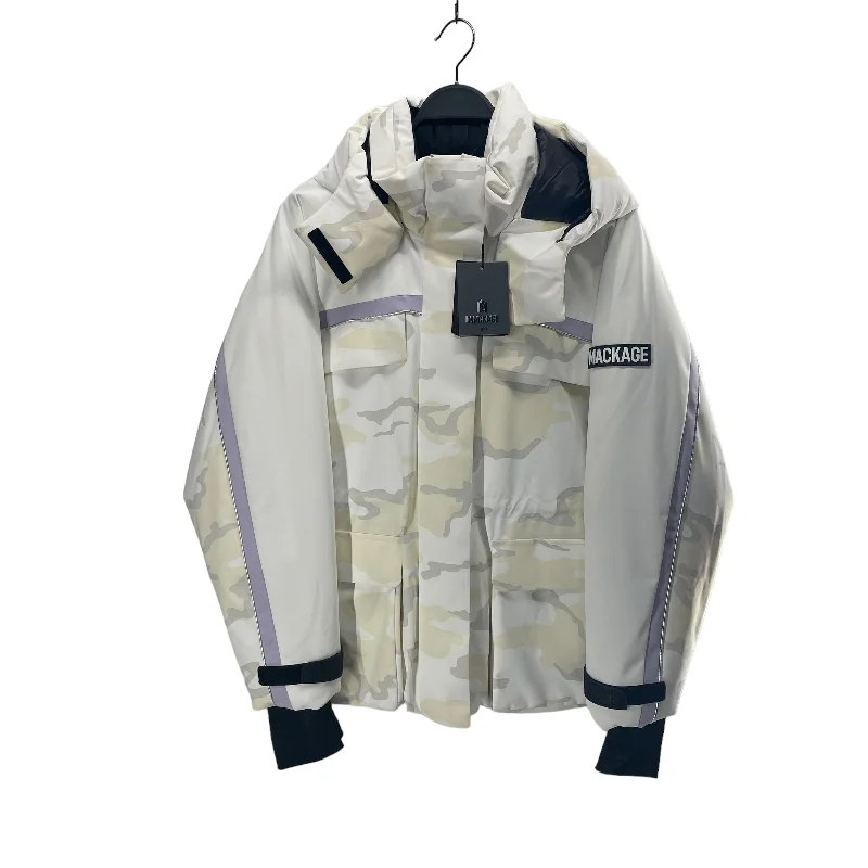 MACKAGE/Mountain Parka/XL/Camouflage/Nylon/WHT/CAMO HOODED PUFFER Hoodie with V-Neck Classic Versatile MACKAGE/Mountain Parka/XL/Camouflage/Nylon/WHT/CAMO HOODED PUFFER Hoodie with V-Neck Classic Versatile