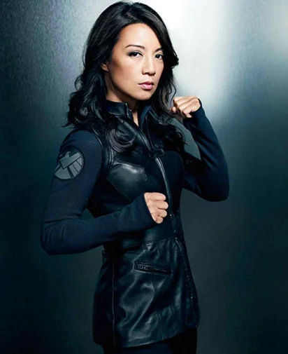 Agents Of Shields Melinda May Sleeveless Black Leather Vest Extra-Warm Insulated Vest Agents Of Shields Melinda May Sleeveless Black Leather Vest Extra-Warm Insulated Vest
