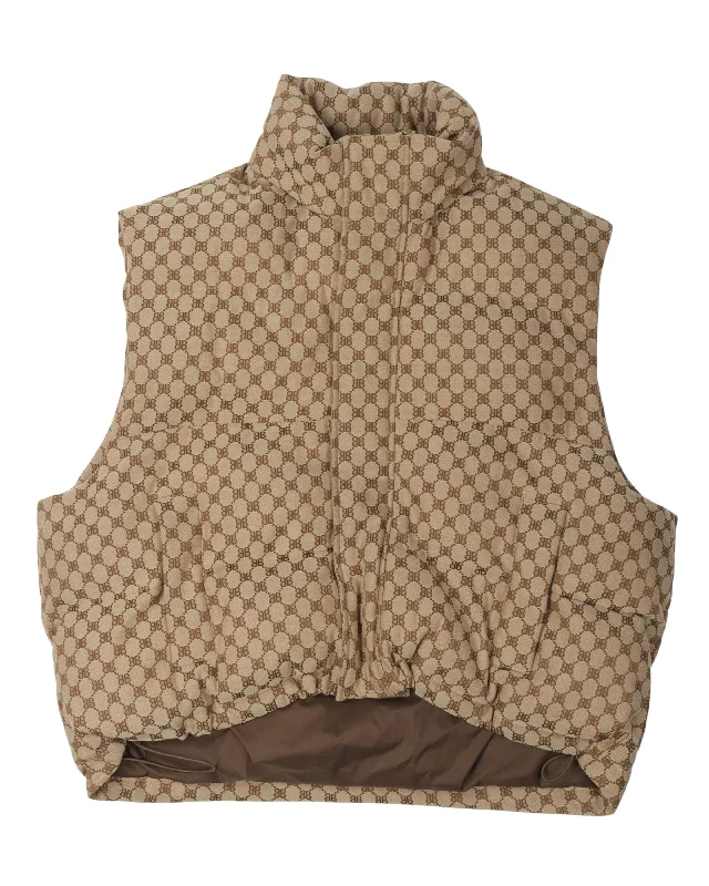 Gucci Hacker Cocoon Puffer Vest Classic Outdoor Vest