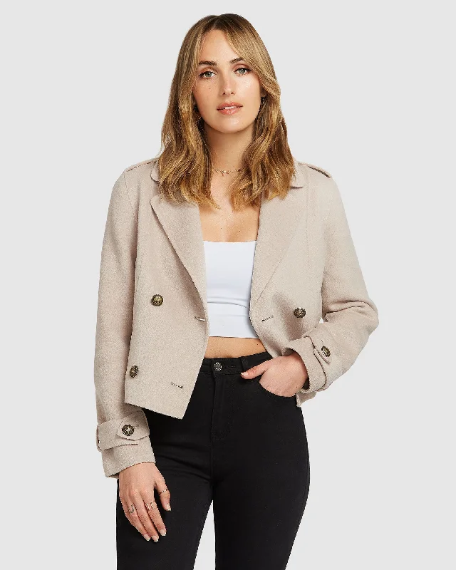 Better OffMilitary Peacoat Bodycon Sheath Shift
