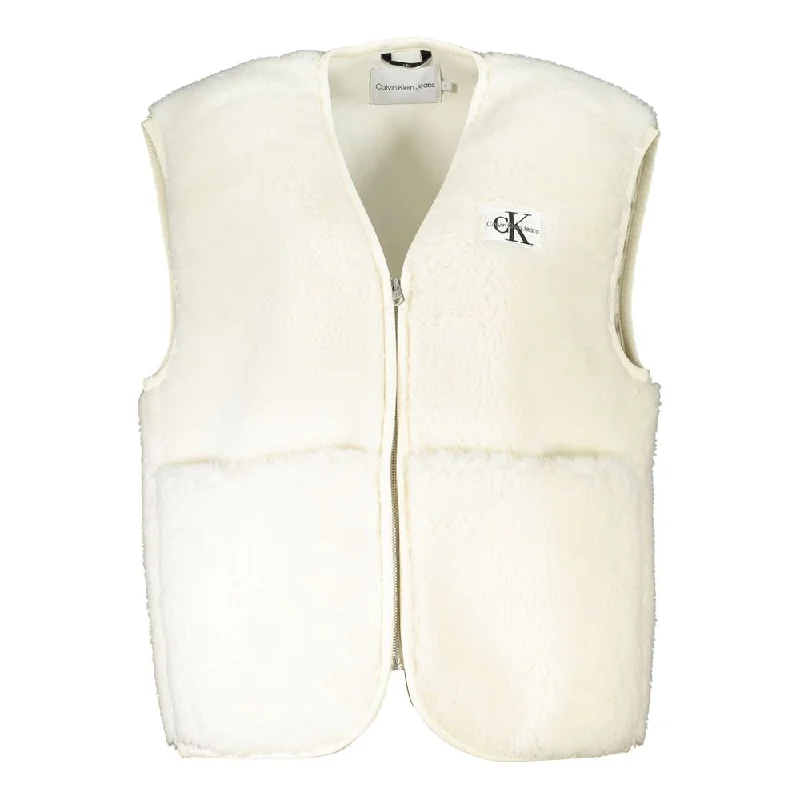Calvin Klein Chic Sleeveless Coat with Bold Women's Pockets Sleeveless Short Sleeve Long Sleeve Calvin Klein Chic Sleeveless Coat with Bold Women's Pockets Sleeveless Short Sleeve Long Sleeve