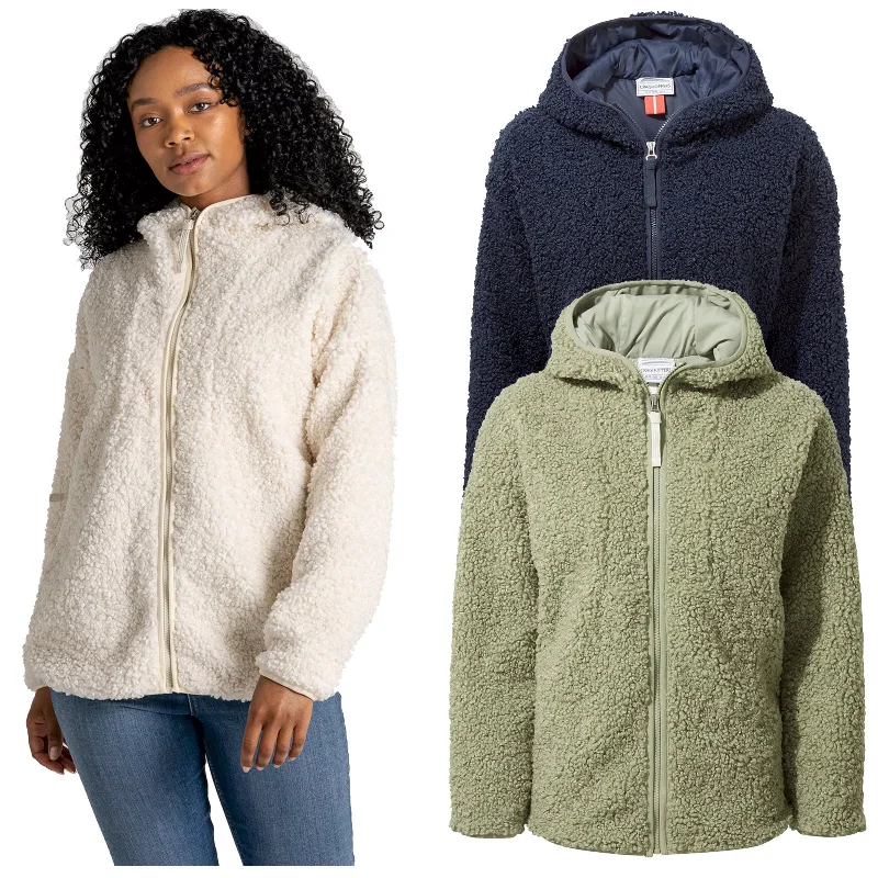 Craghoppers Ladies Orlena Hooded Fleece Hoodie with Hood Adjustable Protection