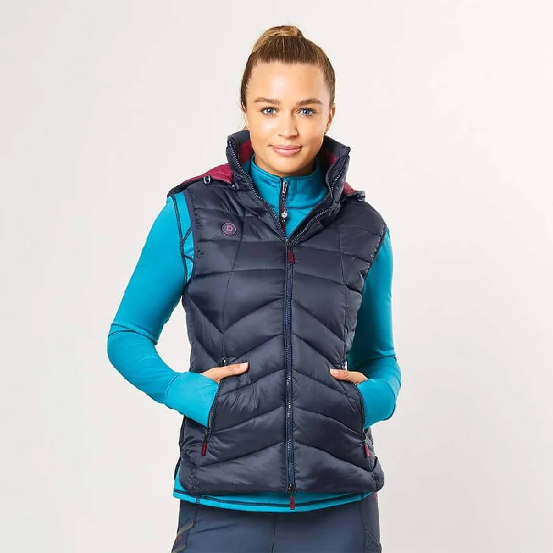 Dublin Gemma Puffer Vest Button-Up Wool Vest