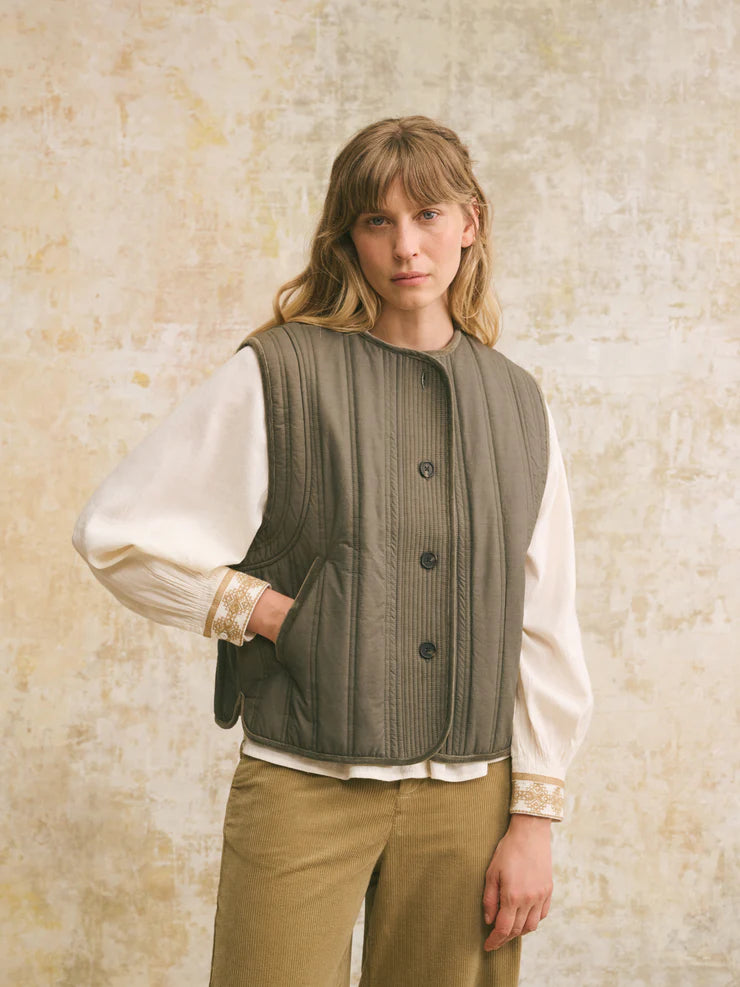 Hod - Waistcoat - Kenza Fashionable Belted Waistcoat Vest