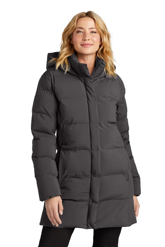 Mercer+Mettle Womens Water Resistant Full Zip Hooded Puffy Parka - Anchor Grey Hoodie Jacket Zipper Layering Mercer+Mettle Womens Water Resistant Full Zip Hooded Puffy Parka - Anchor Grey Hoodie Jacket Zipper Layering