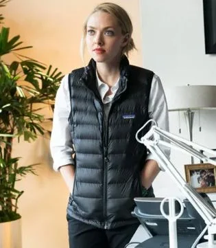 The Dropout Elizabeth Holmes Black Puffer Vest Smart Layering Vest