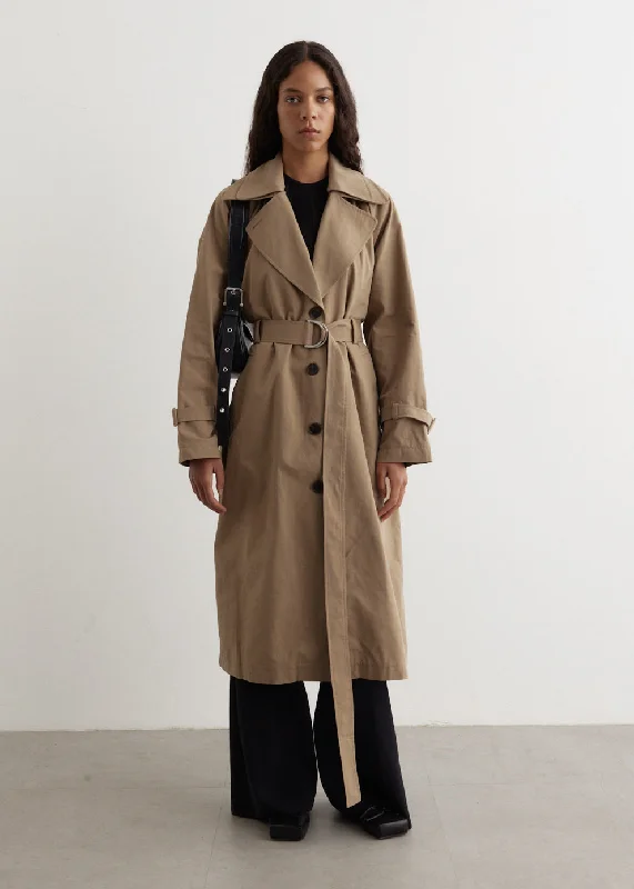 Twilight Trench Coat Cozy Wool Trench Jacket