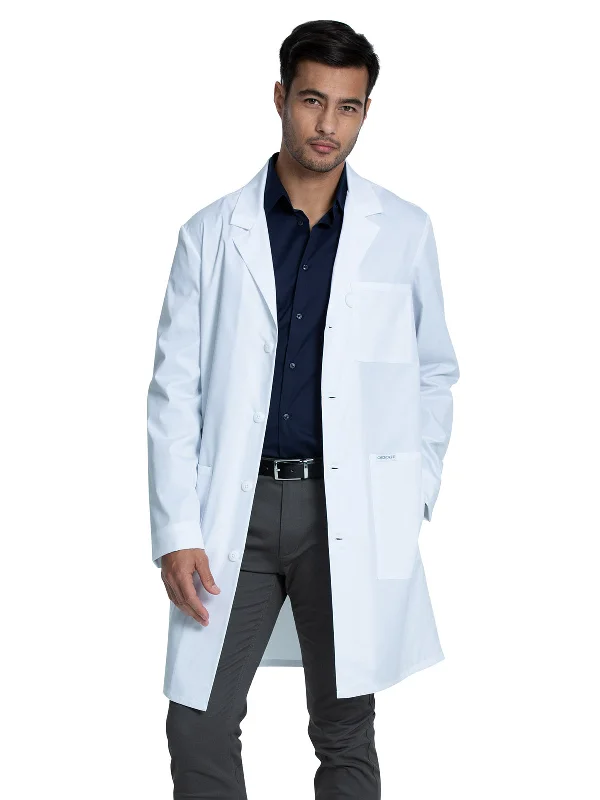 Unisex Three-Pocket 38" Full-Length Lab Coat Bodycon Sheath Shift