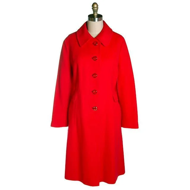 Vintage Lipstick Red Cashmere Coat 1950s Fabulous Pockets 42" Bust Houndstooth Coat Plaid Coat Tartan Coat Vintage Lipstick Red Cashmere Coat 1950s Fabulous Pockets 42" Bust Houndstooth Coat Plaid Coat Tartan Coat