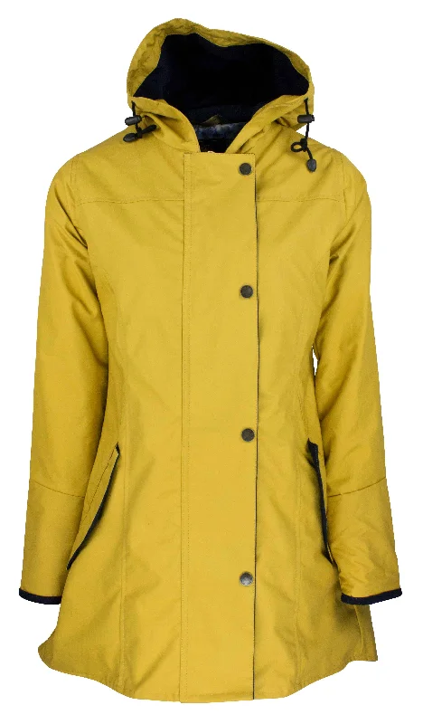 W236 - Women's Hooded Katrina Discovery - MUSTARD Hoodie with Tied Waist Feminine Flattering W236 - Women's Hooded Katrina Discovery - MUSTARD Hoodie with Tied Waist Feminine Flattering