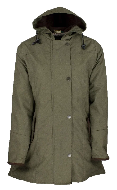 W236 - Women's Hooded Katrina Discovery - KHAKI Hoodie with Back Slit Movement Comfort W236 - Women's Hooded Katrina Discovery - KHAKI Hoodie with Back Slit Movement Comfort